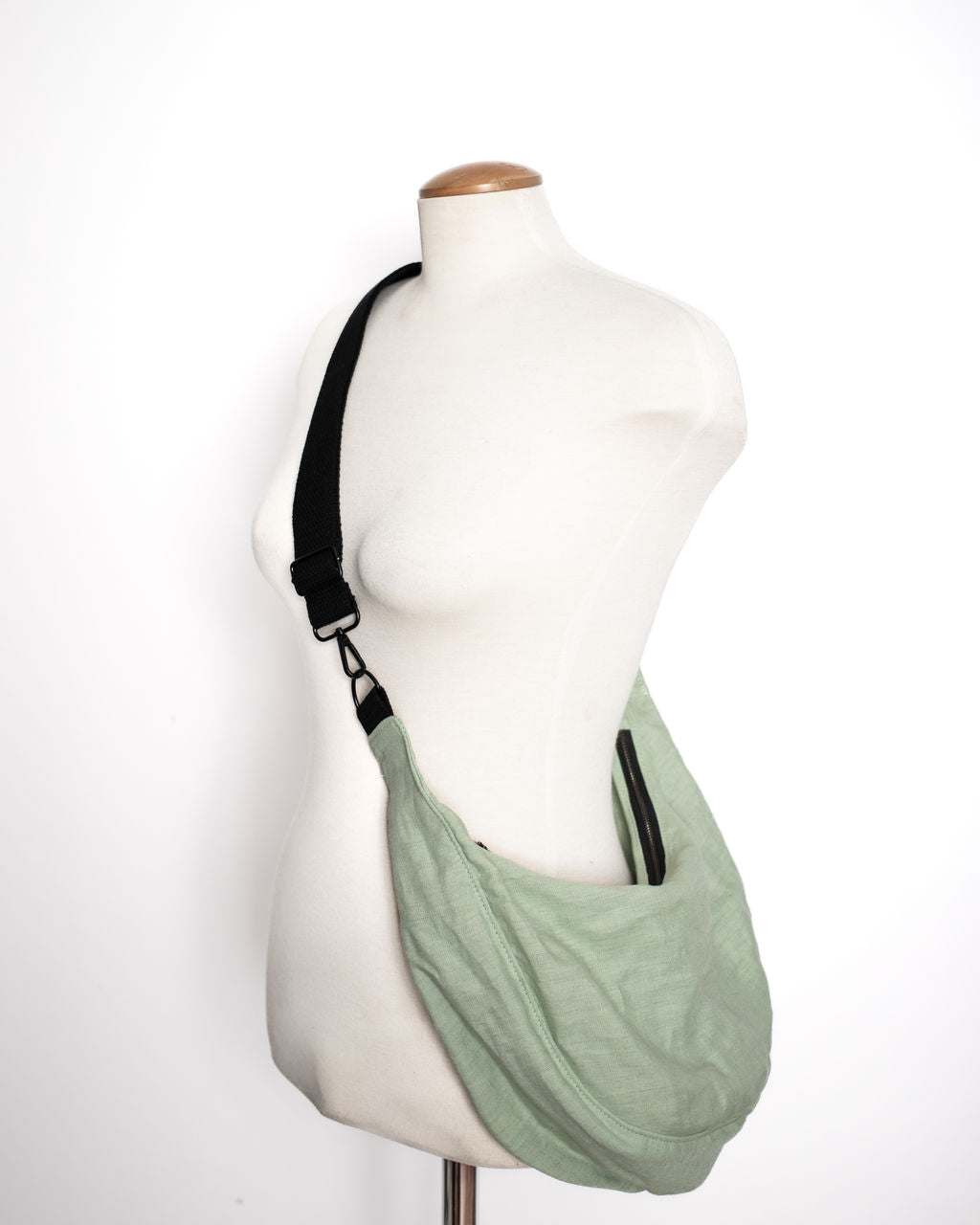 Crescent Bag | Minimal Diaper Bag | Over The Shoulder Purse