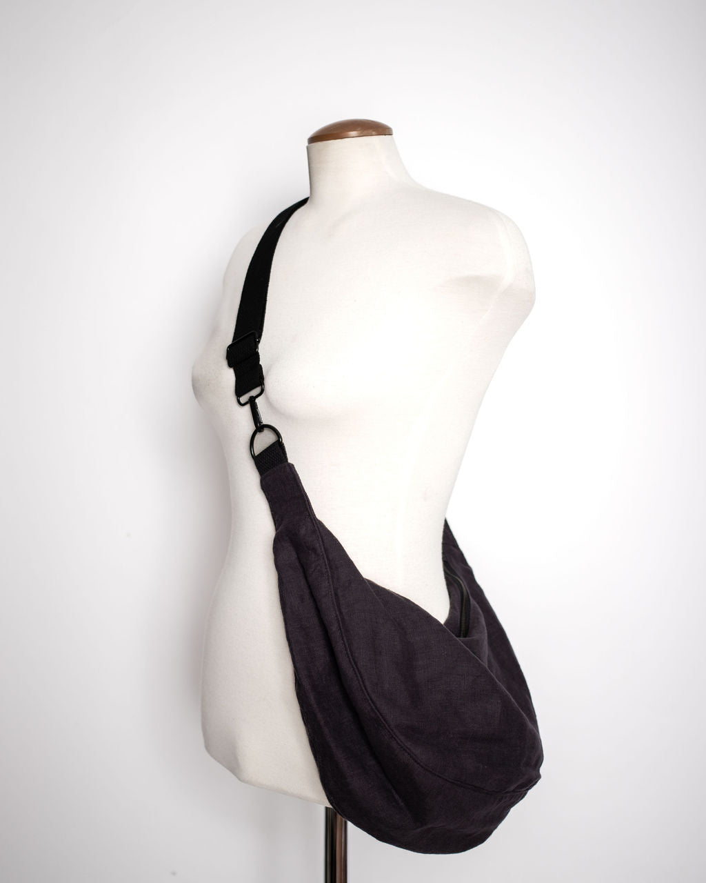 Crescent Bag | Minimal Diaper Bag | Over The Shoulder Purse