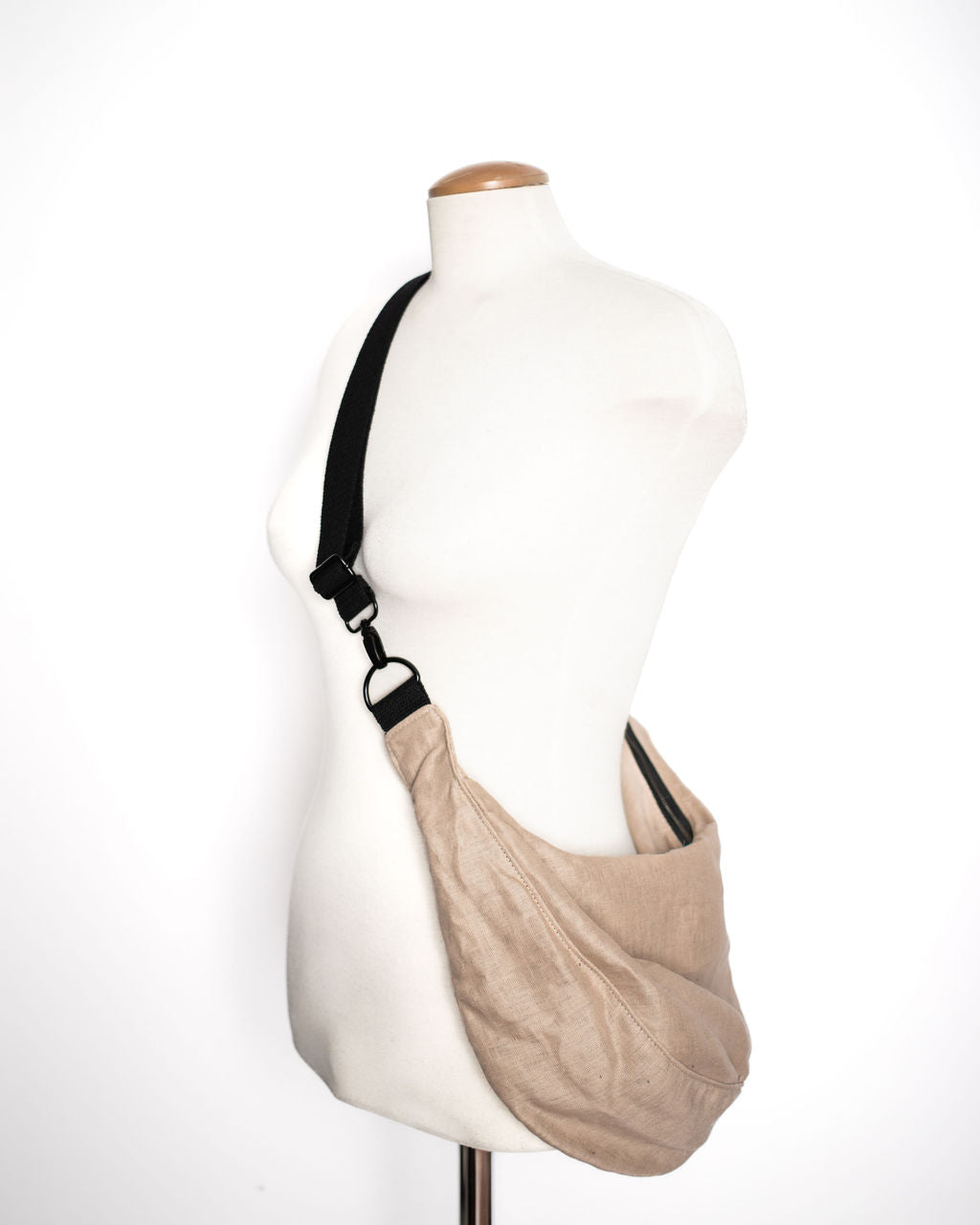 Crescent Bag | Minimal Diaper Bag | Over The Shoulder Purse