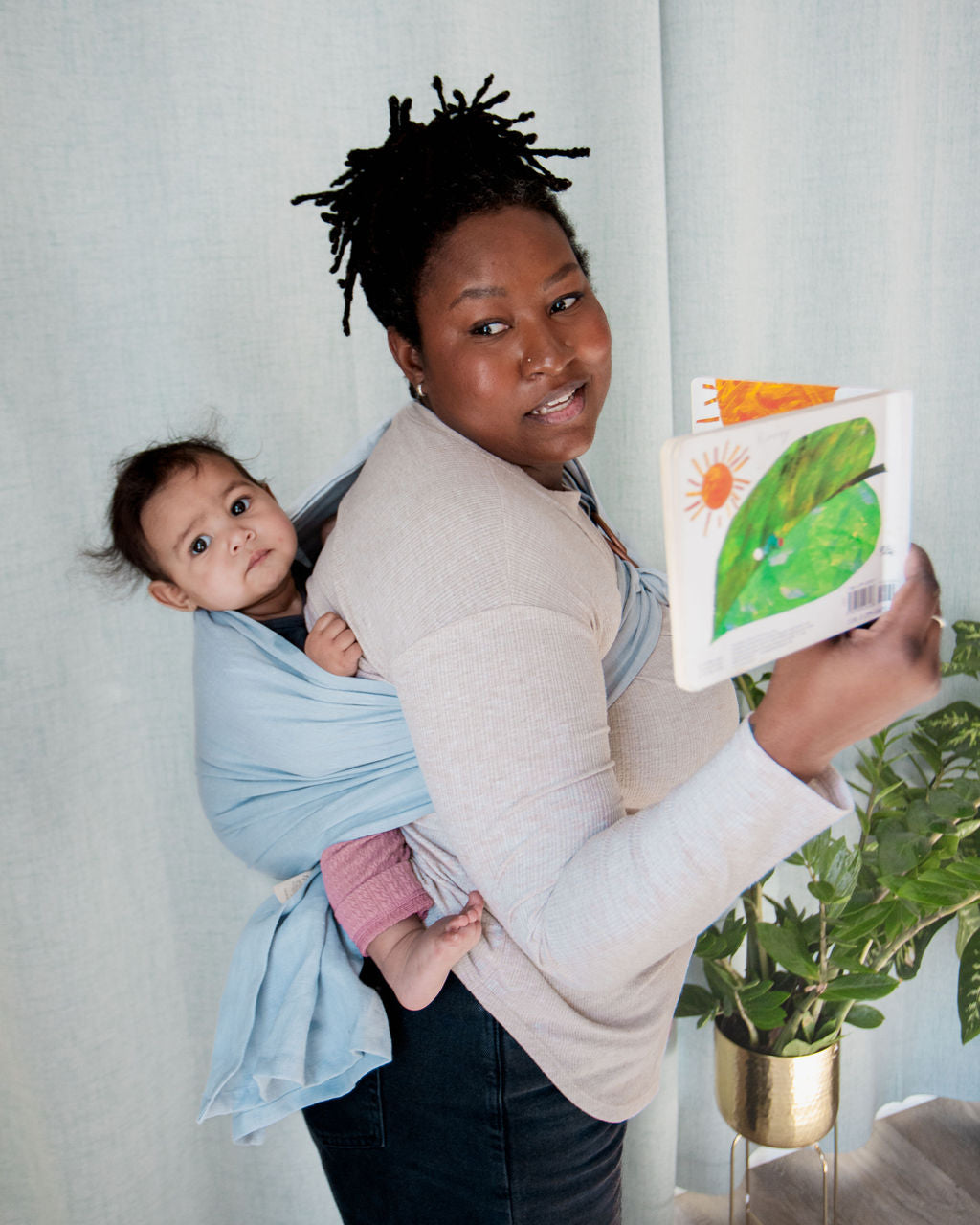 Back Carry in Ring Sling
