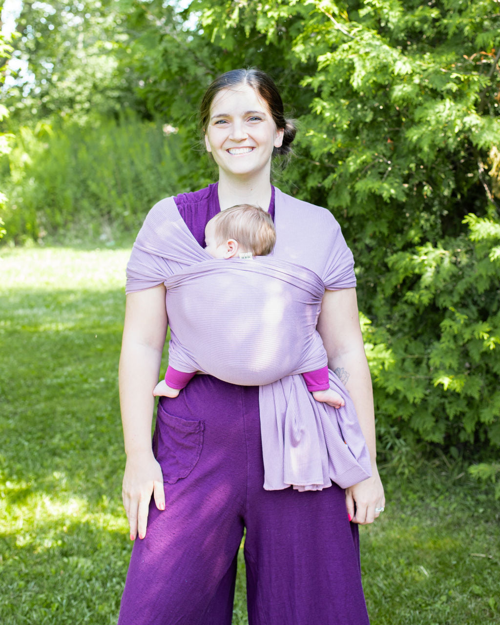 Baby Wrap Carrier Mauve Heritage Baby Designs