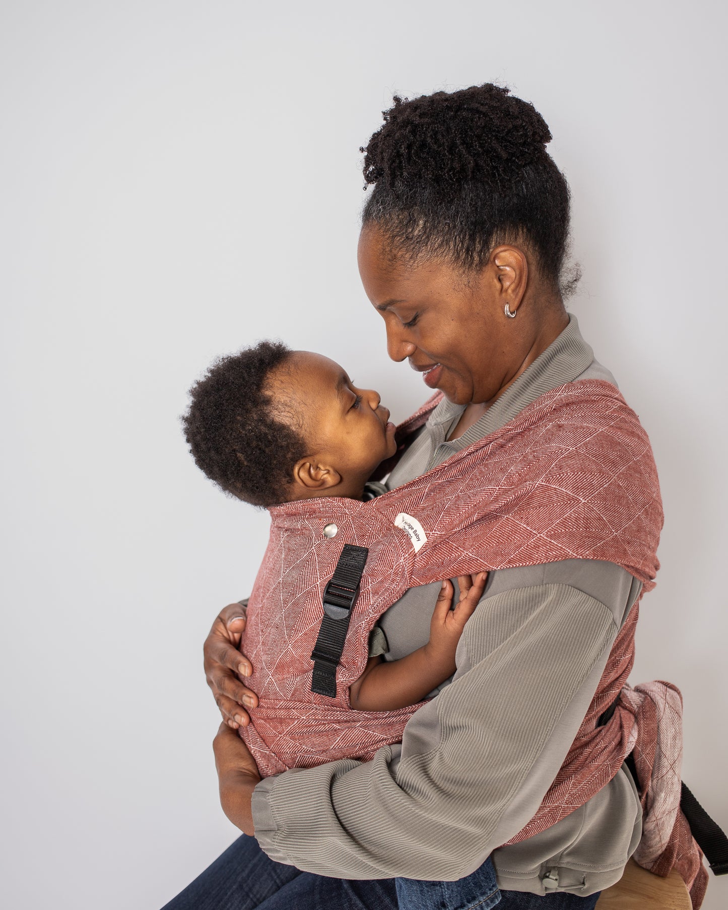 LoveHeld Ember on Heritage Baby Designs Kin Baby Carrier