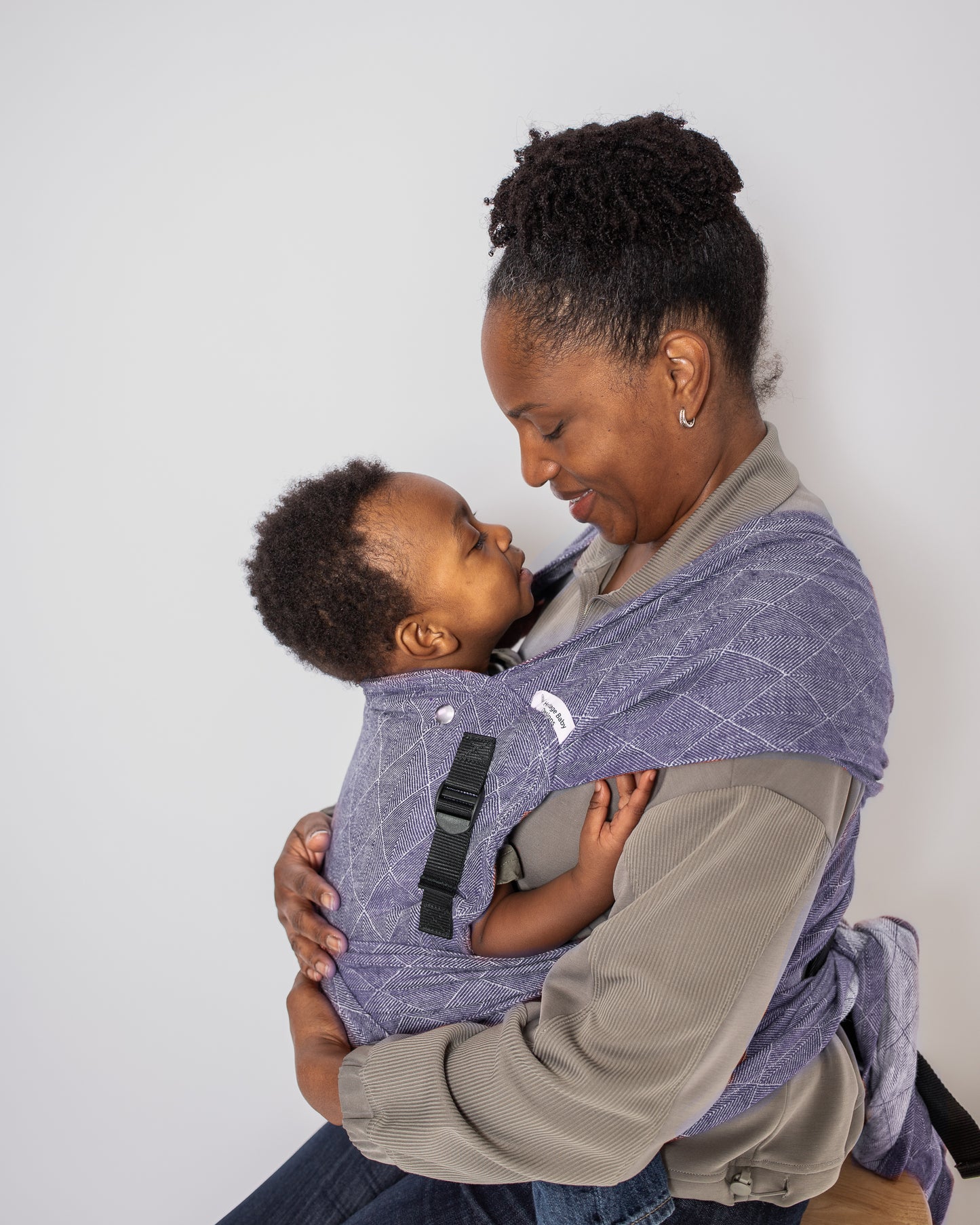 LoveHeld Lucy on Heritage Baby Designs Kin Baby Carrier