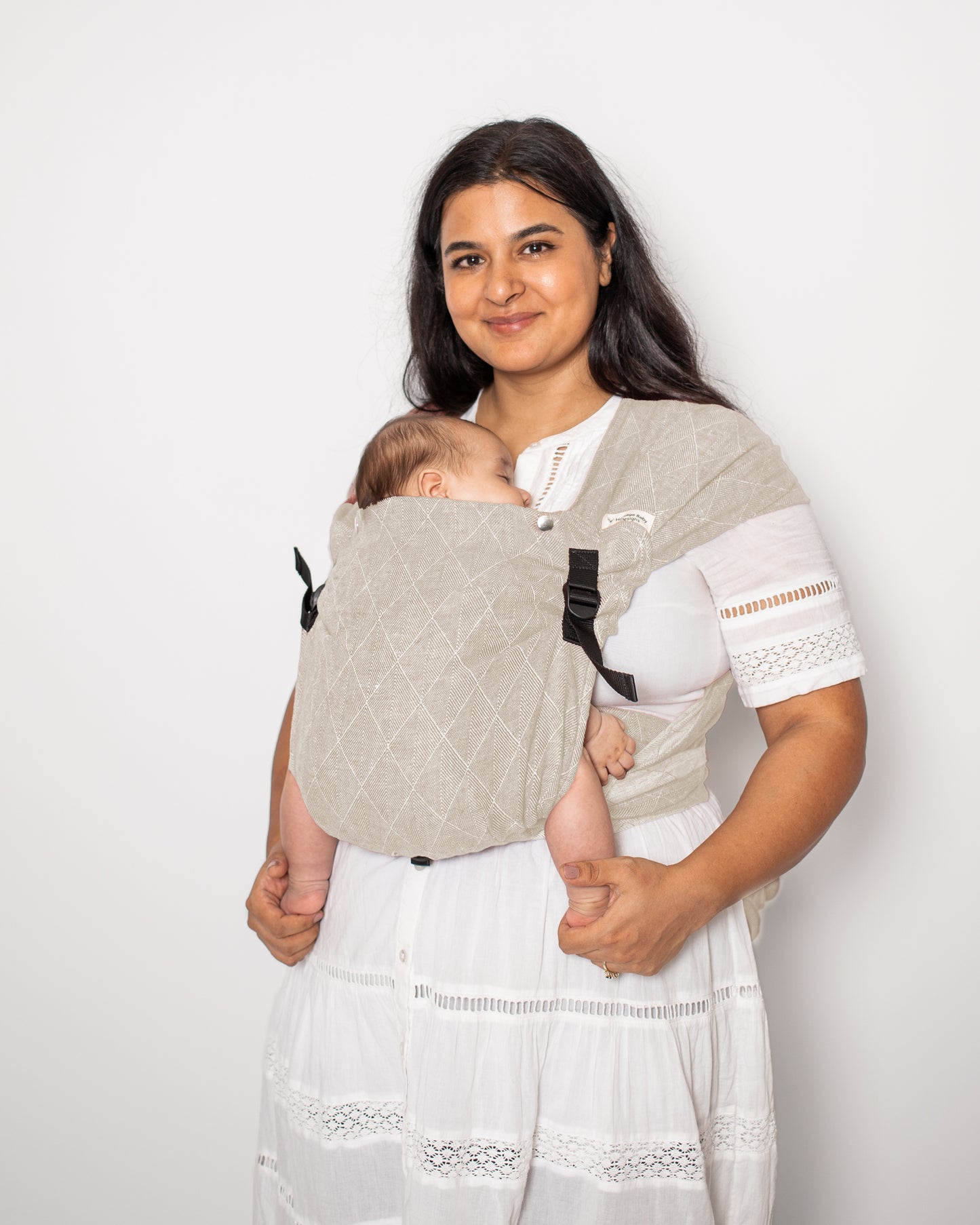 LoveHeld Amara on Heritage Baby Designs Kin Baby Carrier