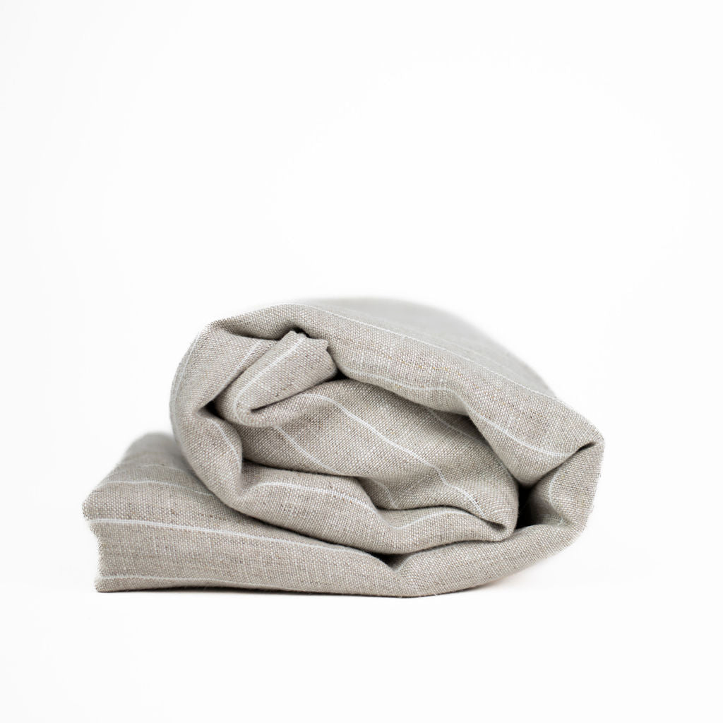 Rolled Beige and White Ring SLing