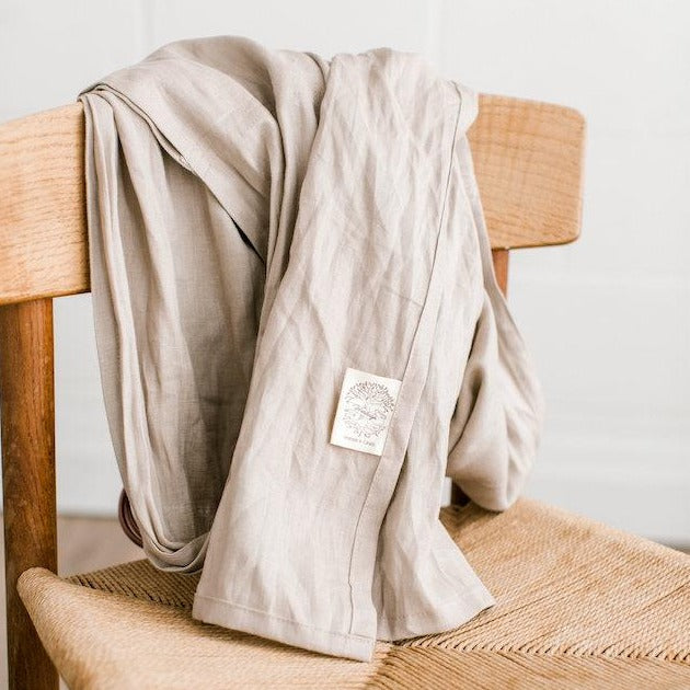 Beige Linen Ring Sling