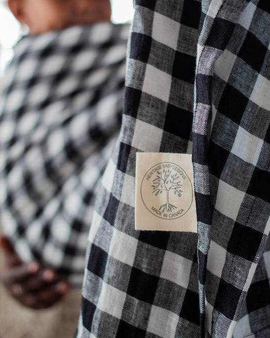 Buffalo Check Ring Sling Baby Carrier