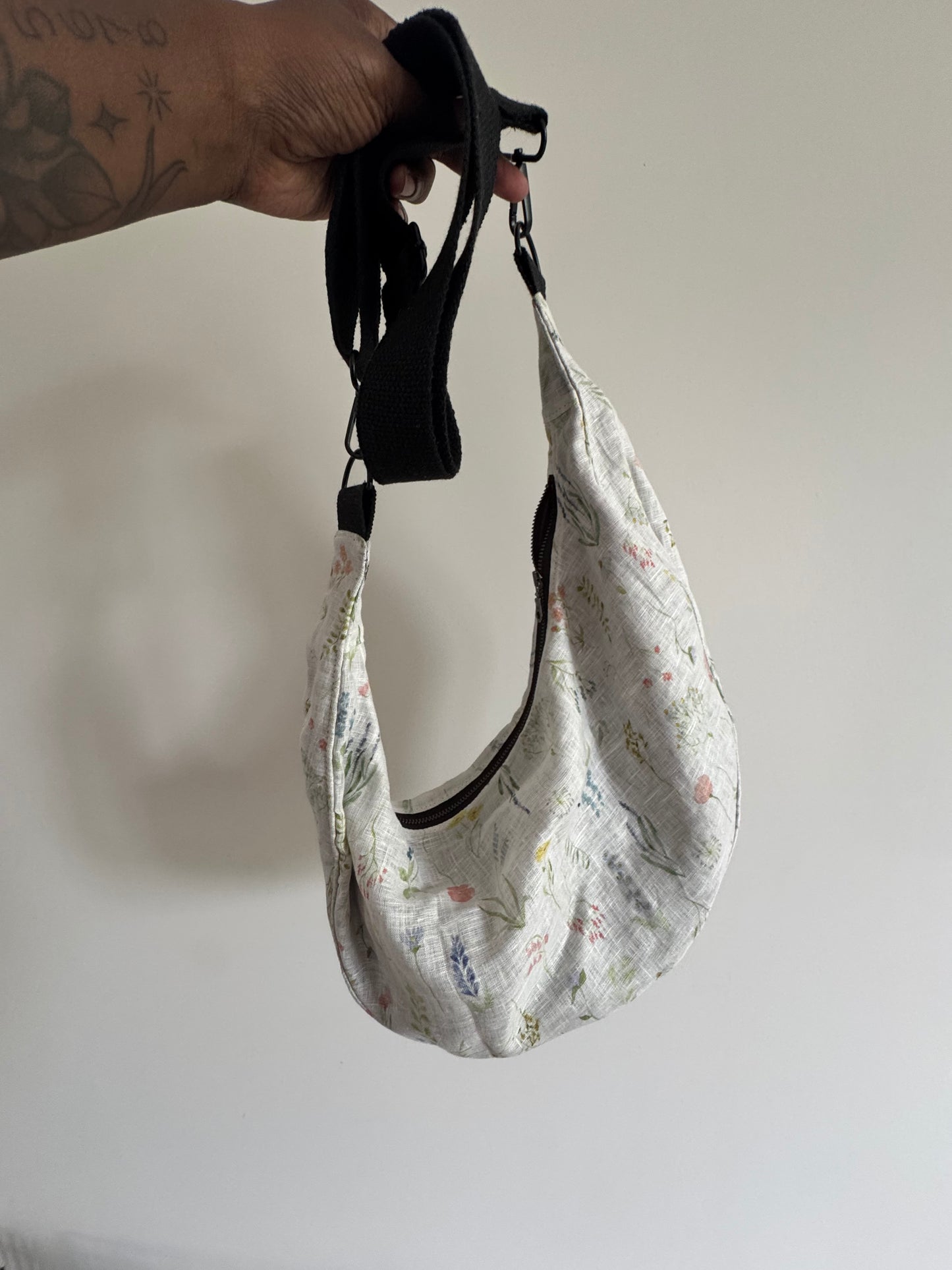 Crescent Bag | Minimal Diaper Bag | Over The Shoulder Purse