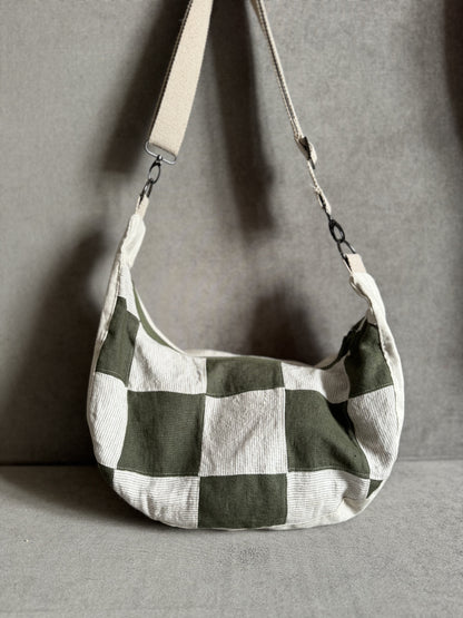Crescent Bag | Minimal Diaper Bag | Over The Shoulder Purse