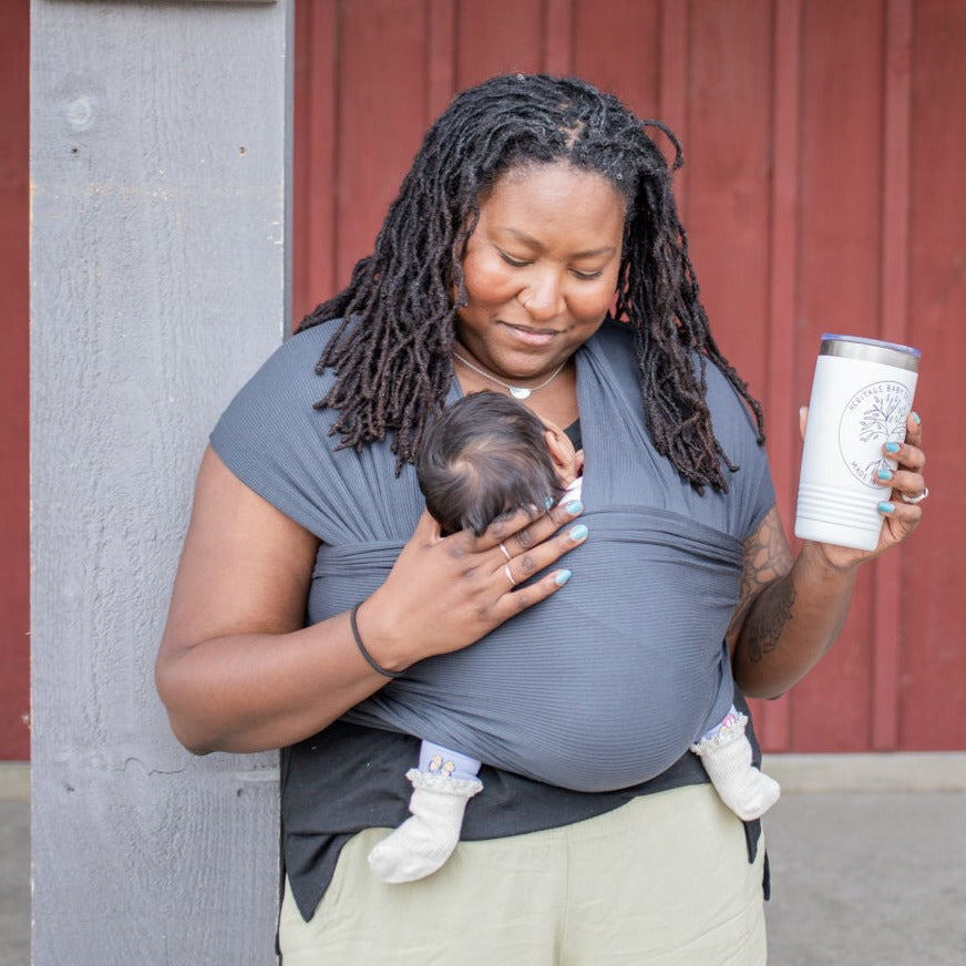 Charcoal Grey Neutral Baby Carrier