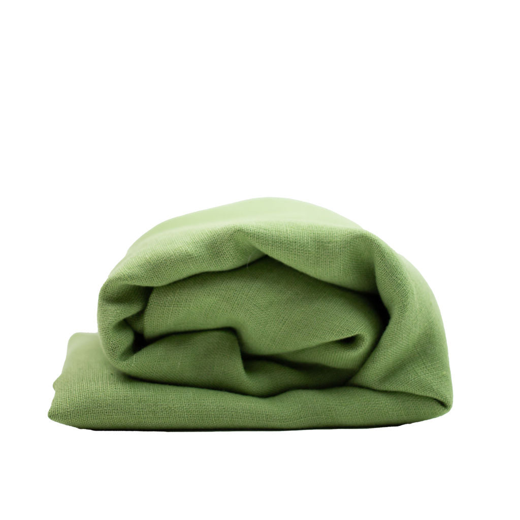Green Linen Ring Sling