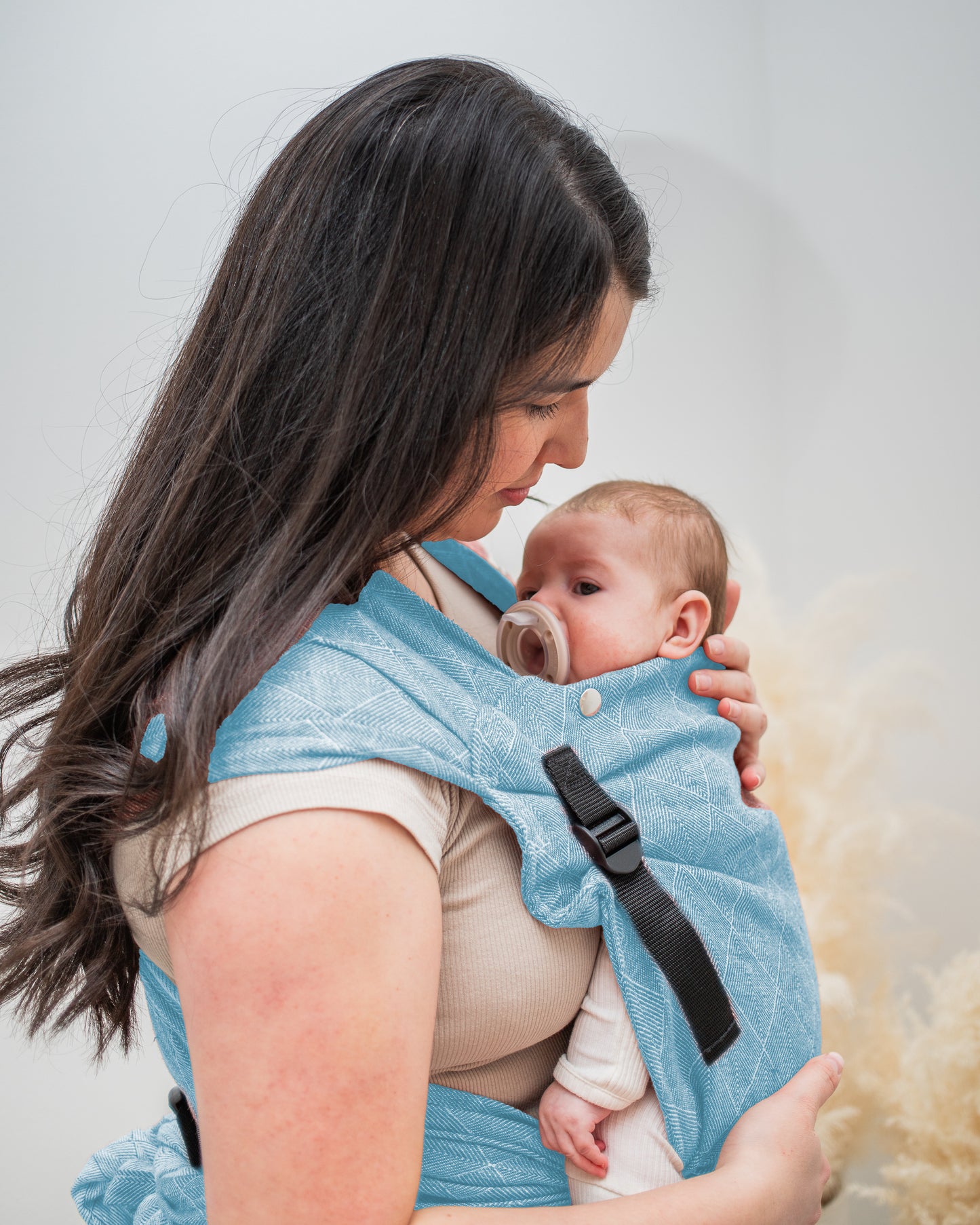 LoveHeld Wesley on Heritage Baby Designs Kin Baby Carrier